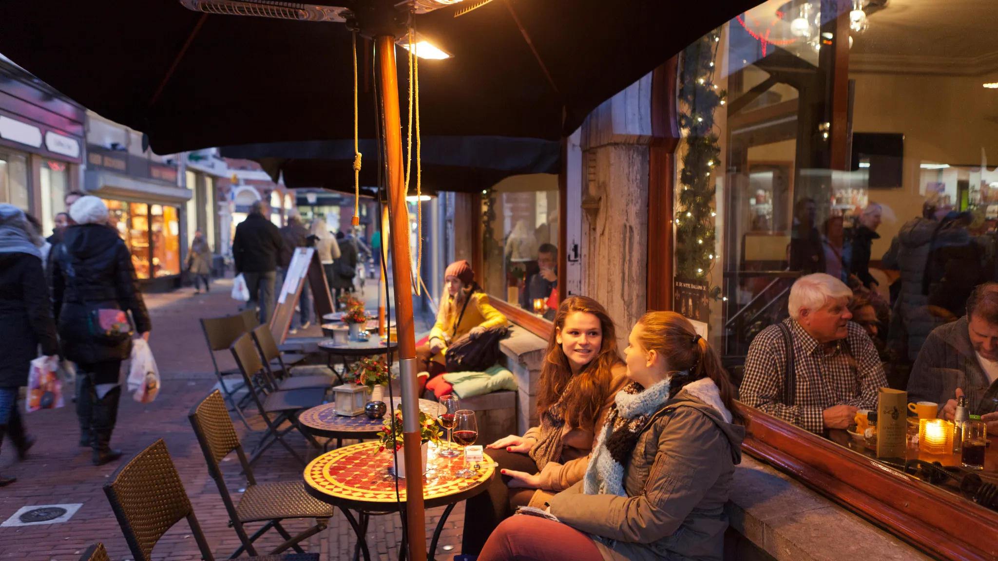 Terrace in the winter