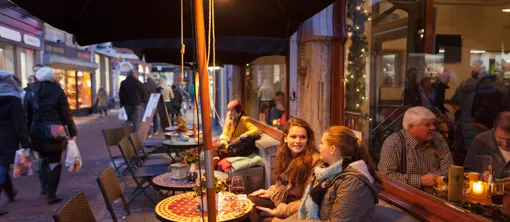 Terrace in the winter