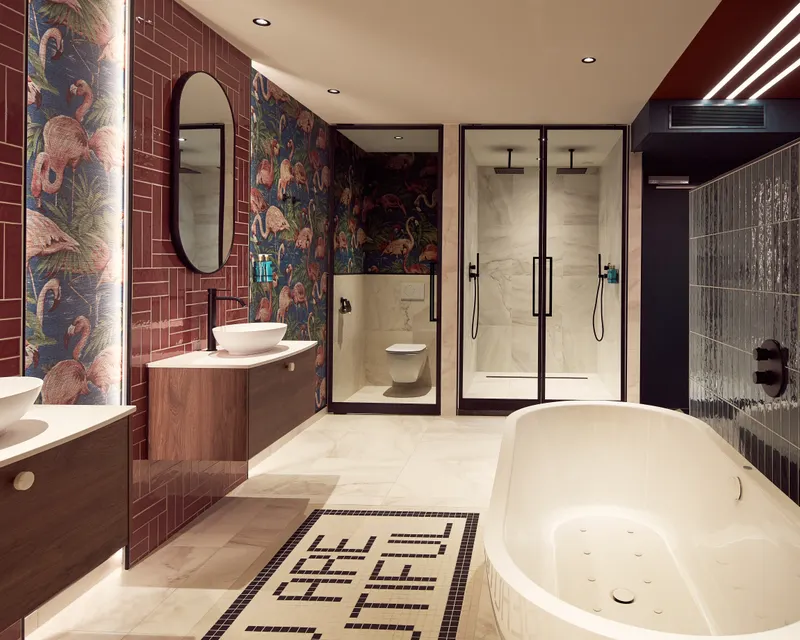 Miami suite badkamer