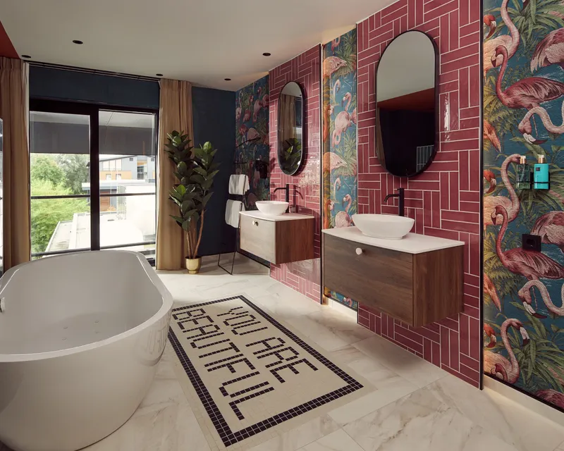 Miami suite badkamer