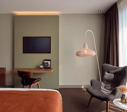 Deluxe room Hotel Breukelen Luxe room Bed Enjoy