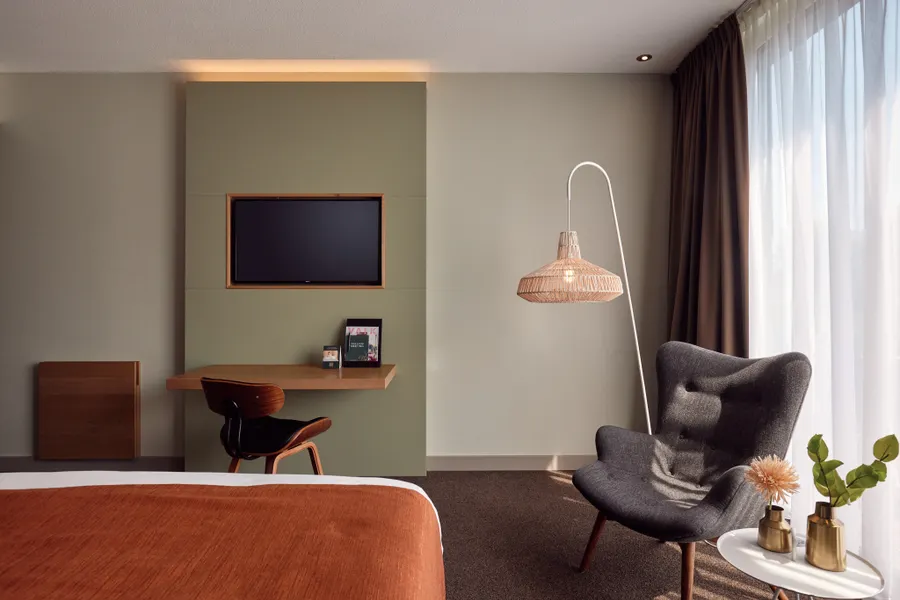 Deluxe room Hotel Breukelen Luxe room Bed Enjoy