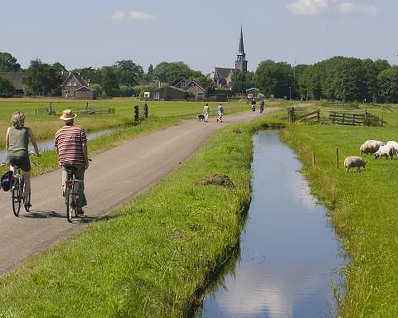 Fietsen omgeving Volendam