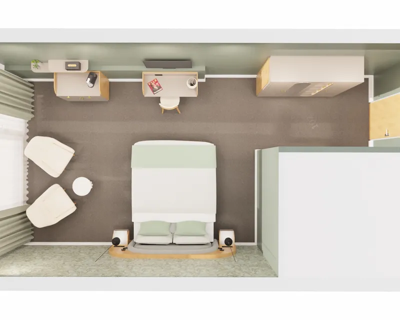 Sfeerimpressie deluxe kamer