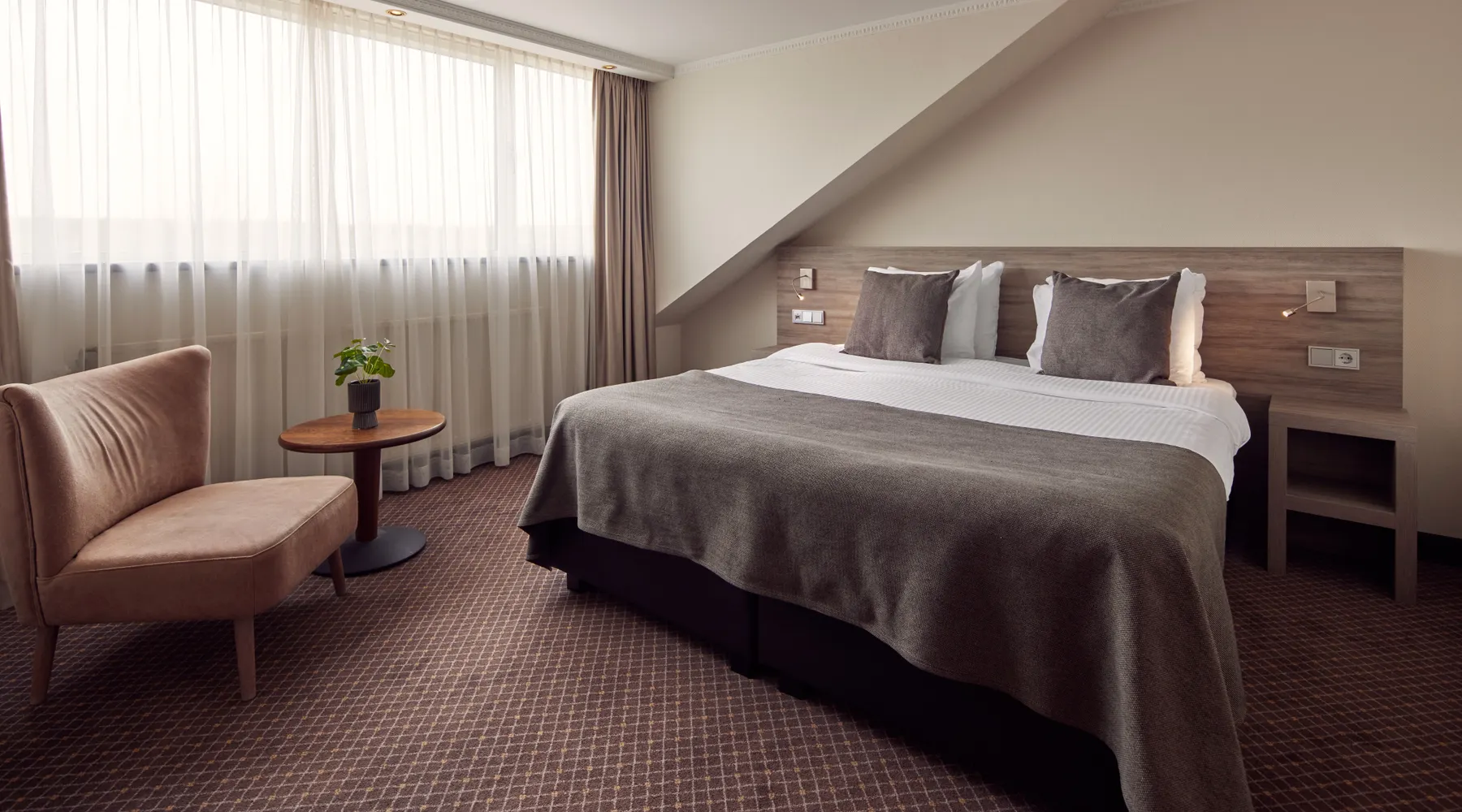 Familiekamer slaapkamer Van der Valk Hotel Cuijk - Nijmegen