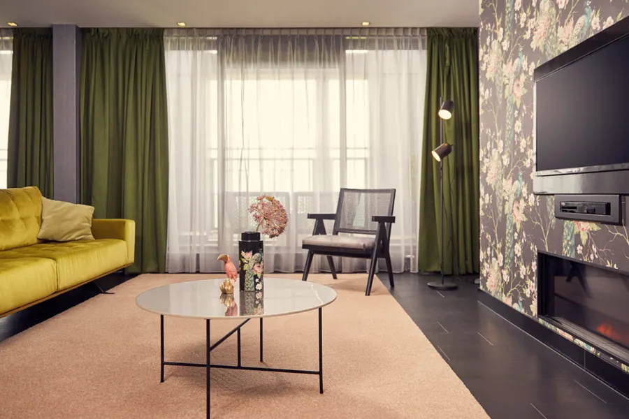 Penthouse Ebony Living Room