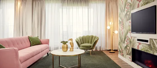 Penthouse Ivory Living Room