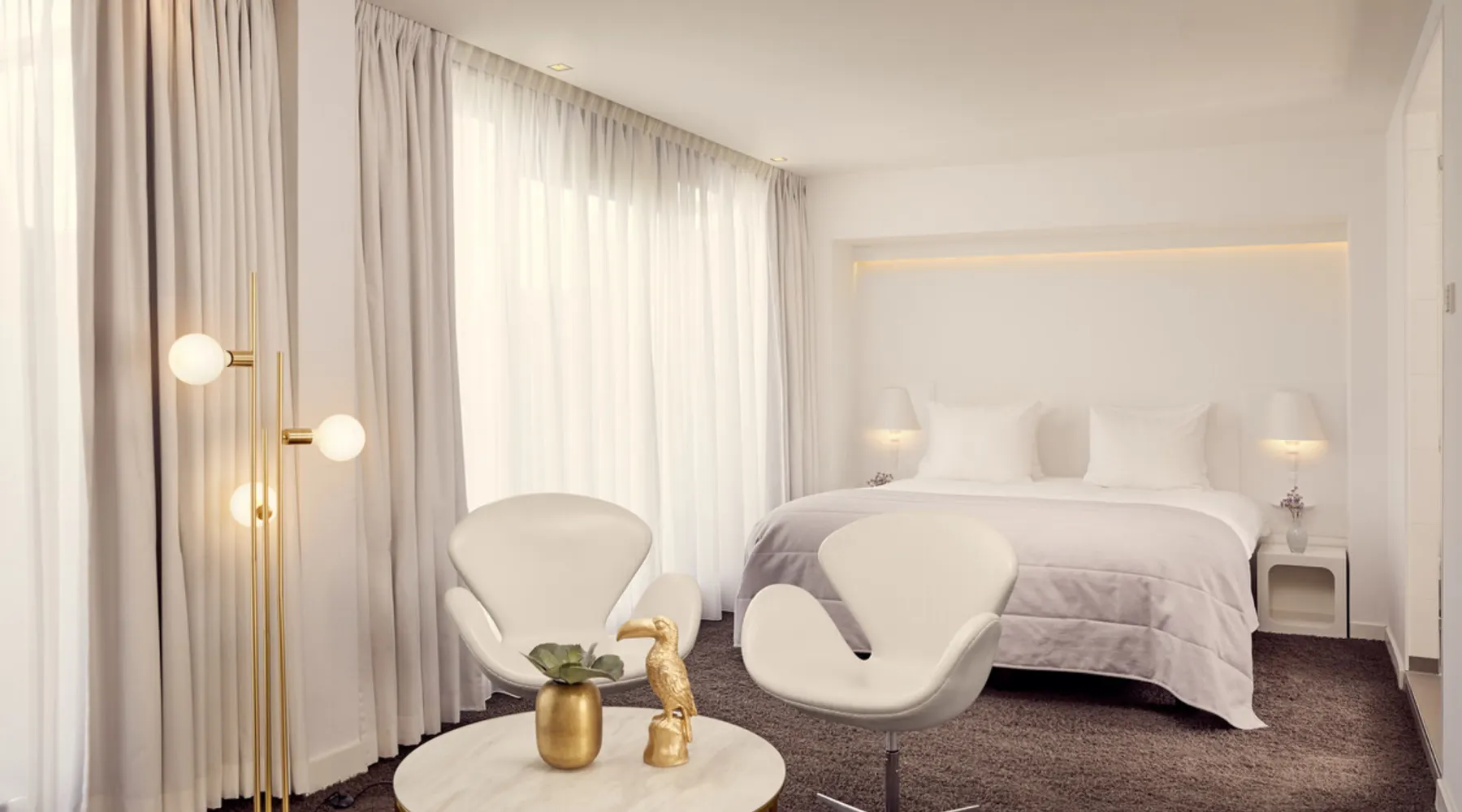 Penthouse Ivory Schlafzimmer