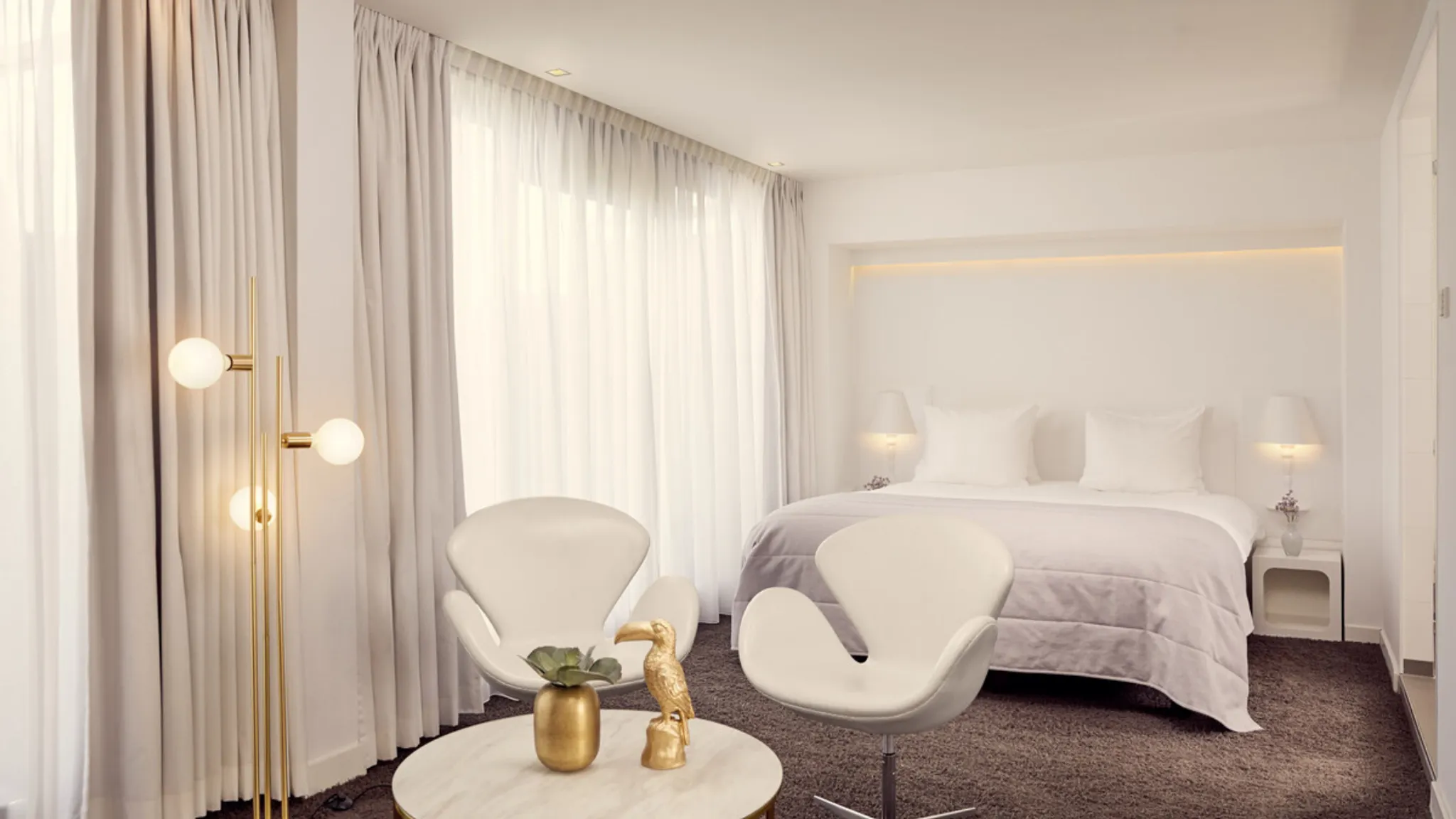 Penthouse Ivory Bedroom