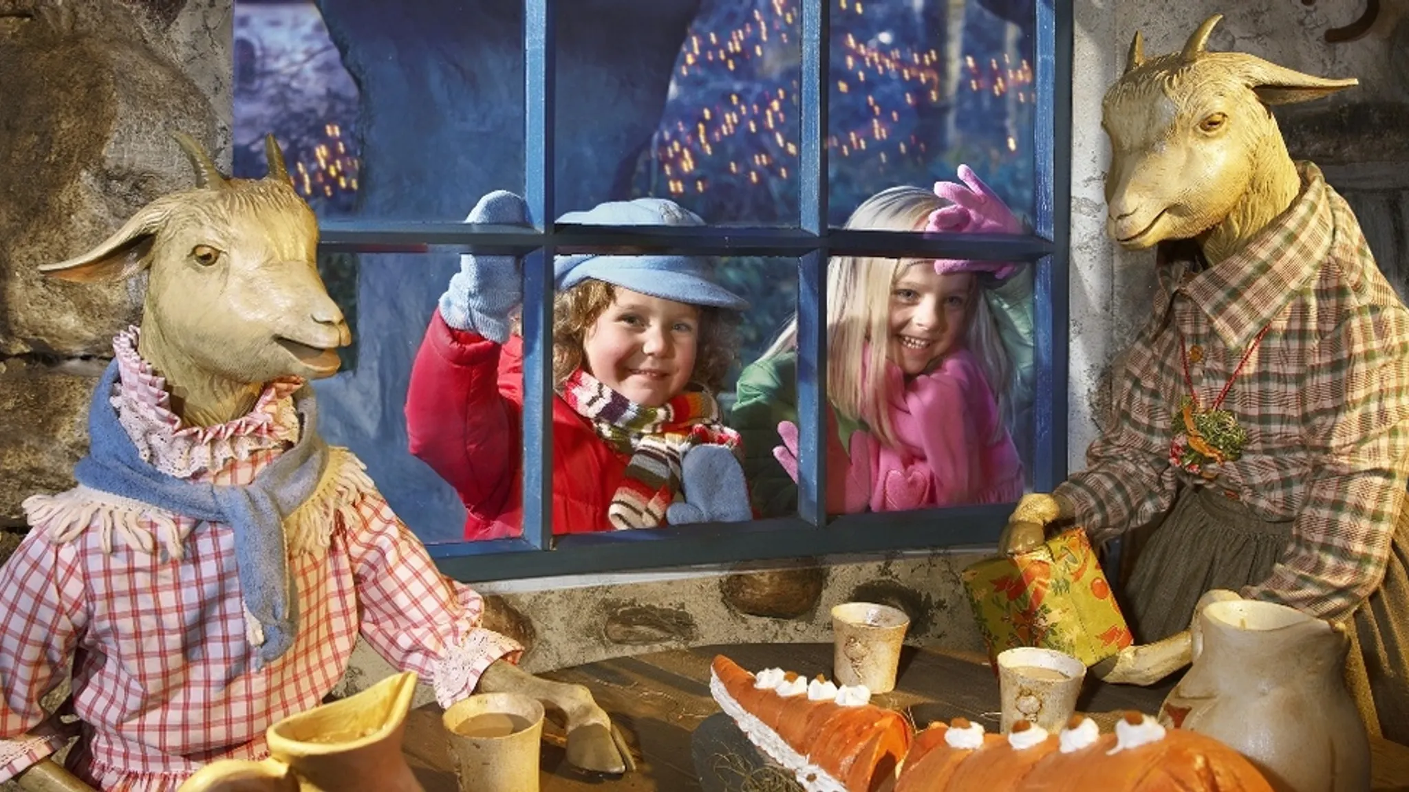 The fairytale Efteling during winter time