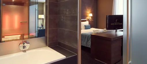 Superior room infrared cabin with balcony