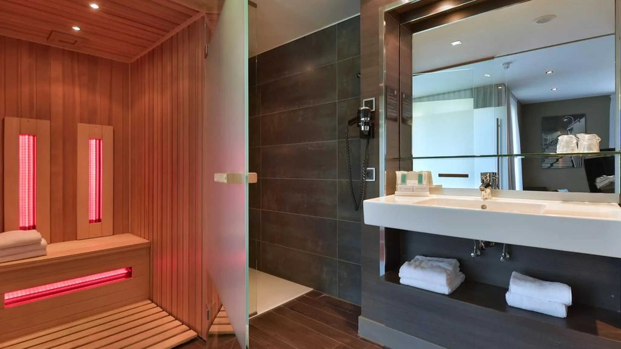 Superior room infrared cabin with balcony