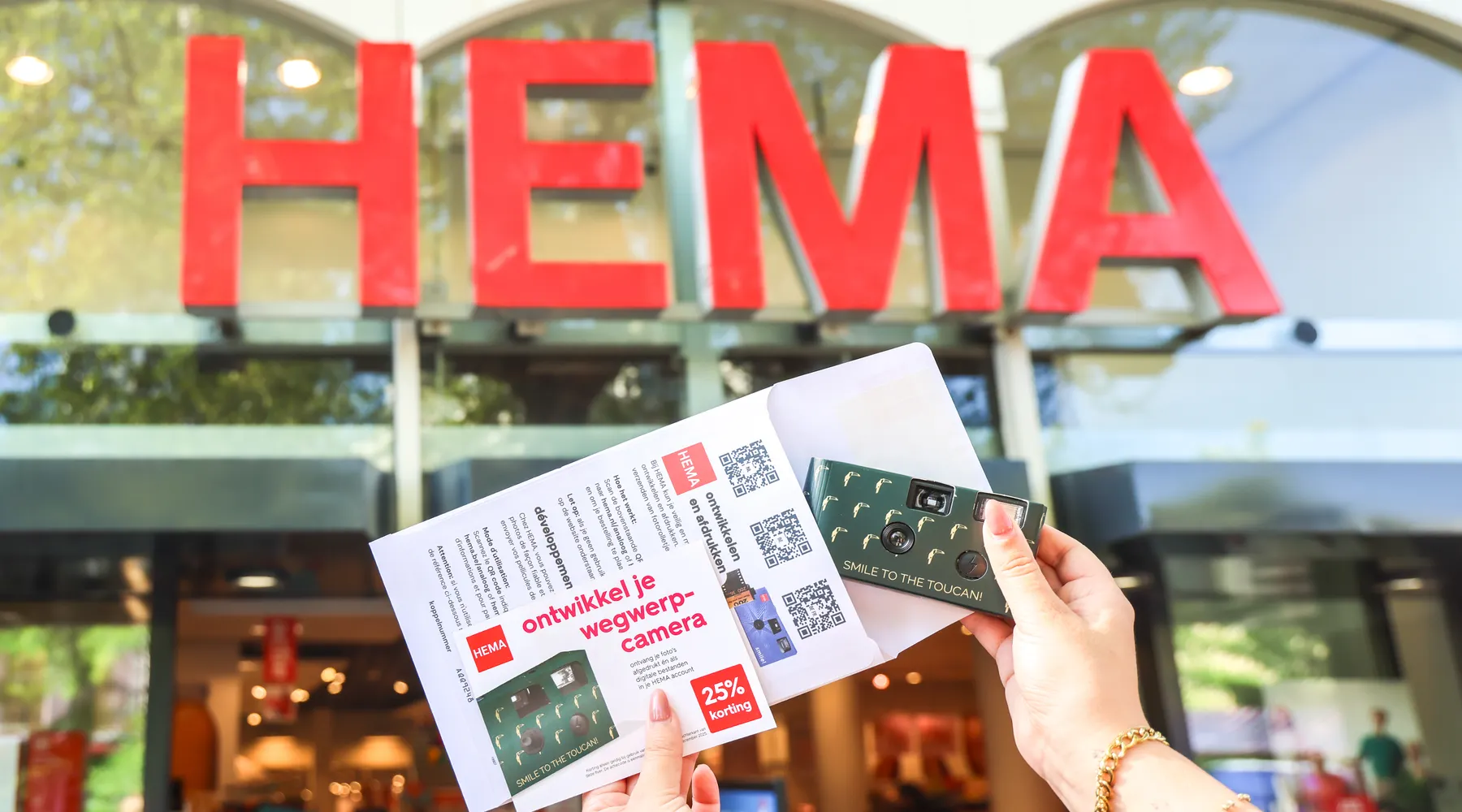 Remise sur l'envoi de photos par Hema