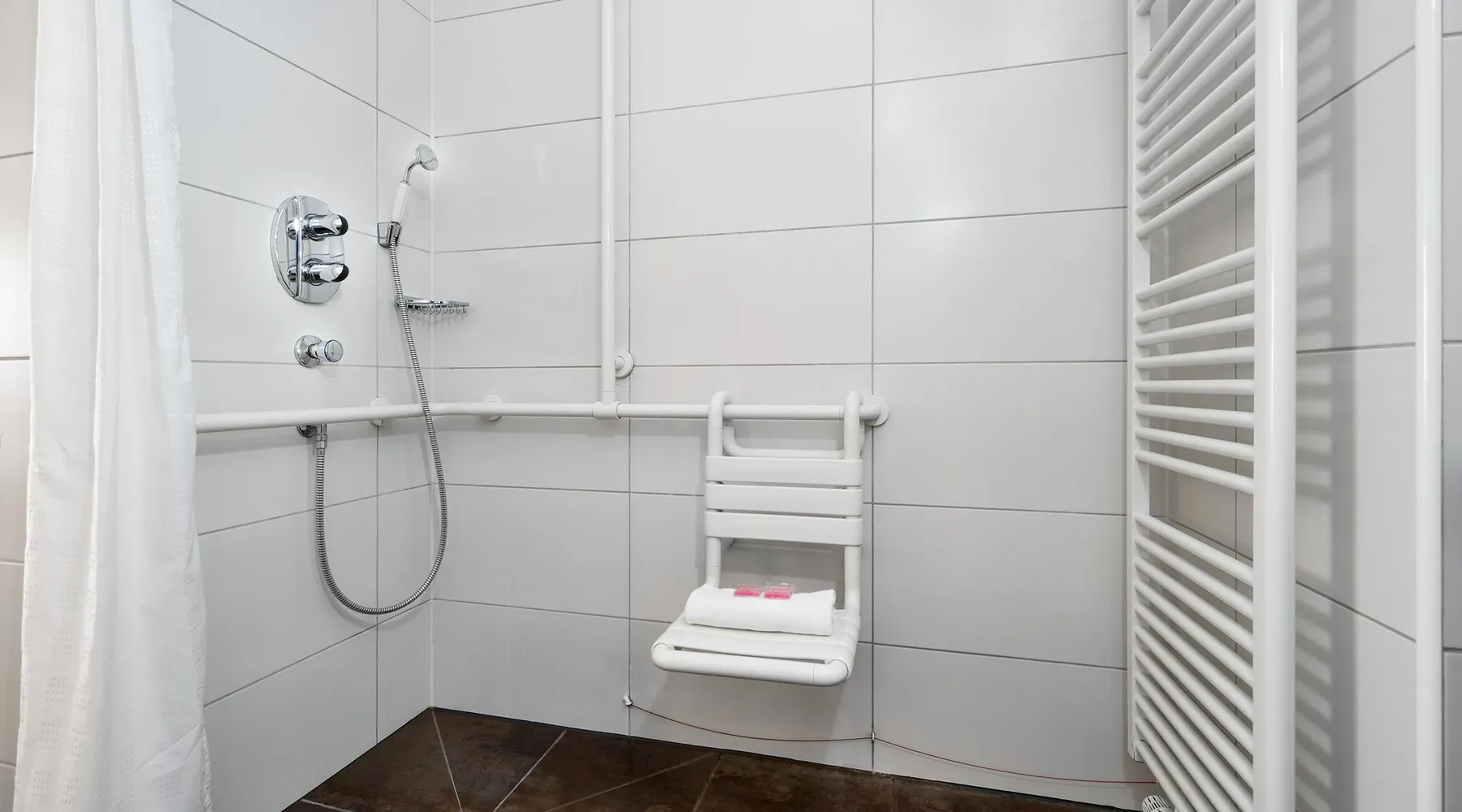 Mindervalide douche