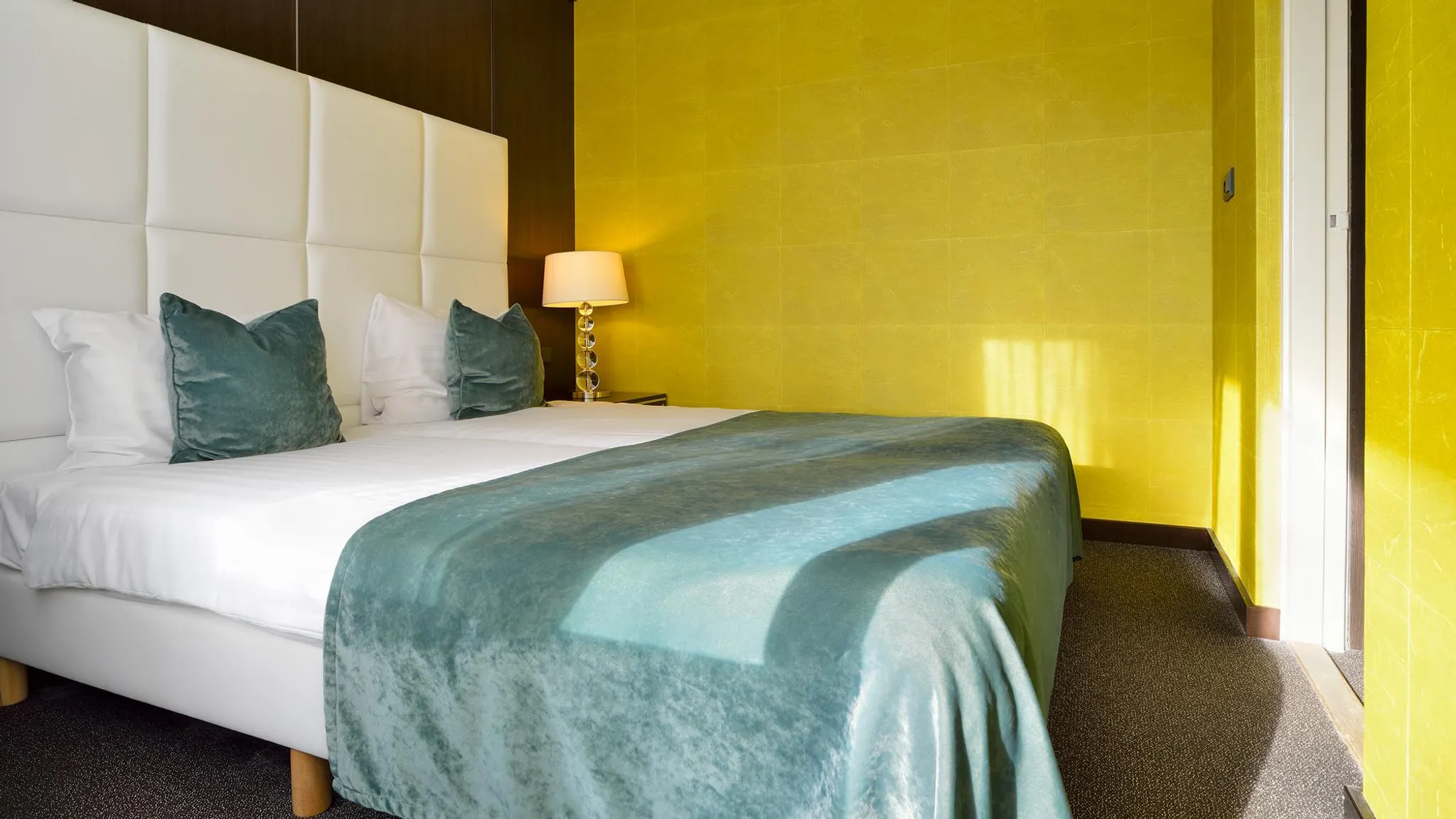 two sleeping areas