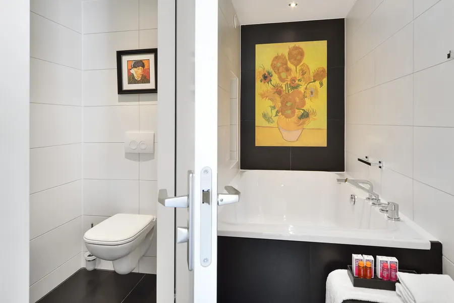 Auseinander toilette