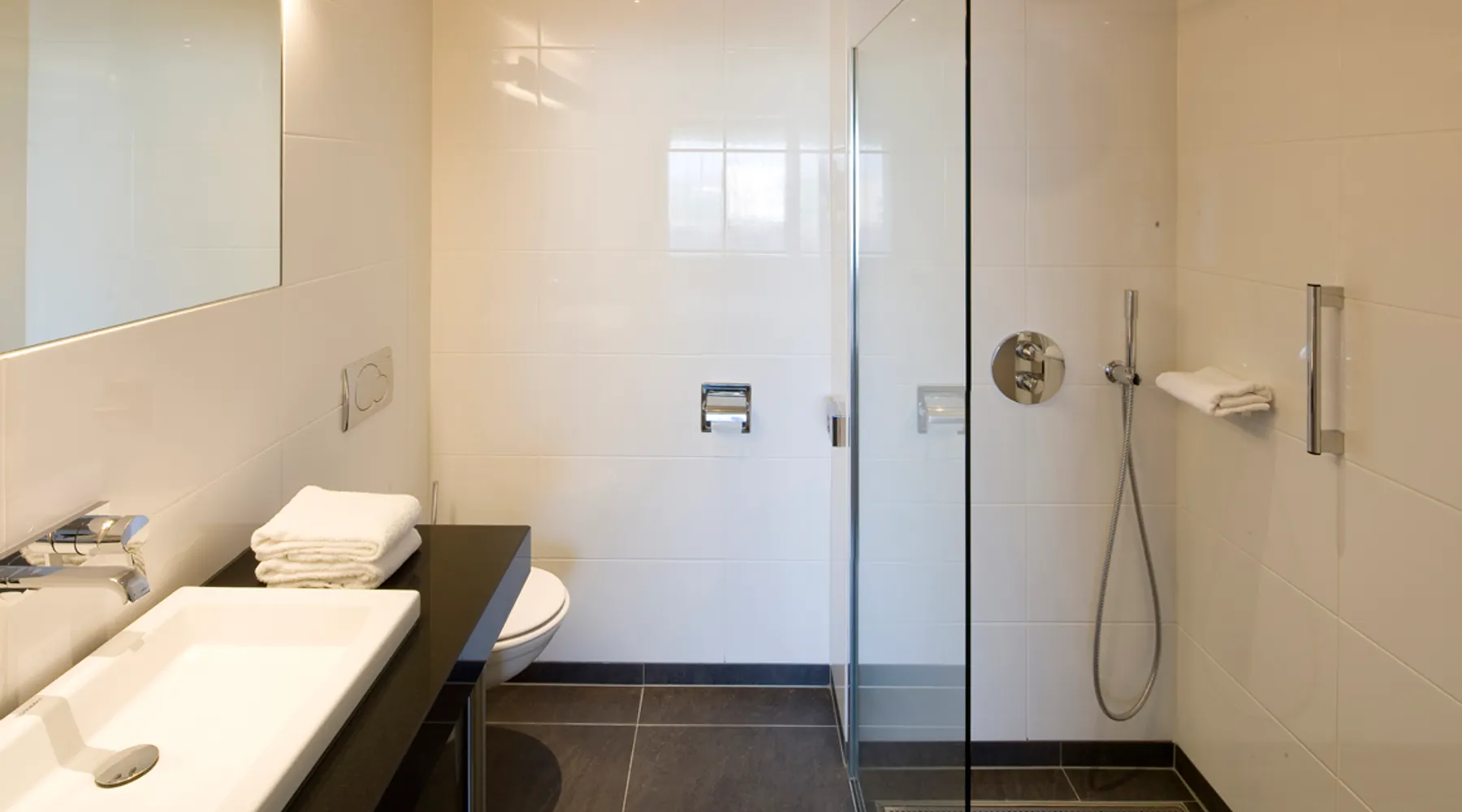 Bathroom with walk-in shower