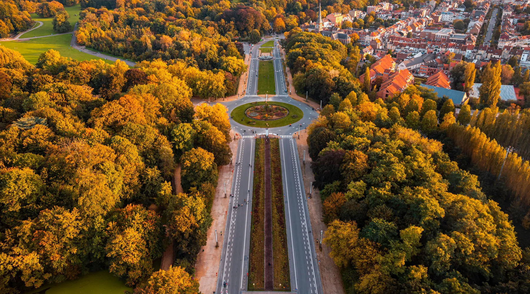 Atomiumplein autumn