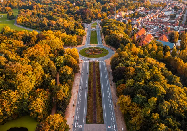 Atomiumplein autumn