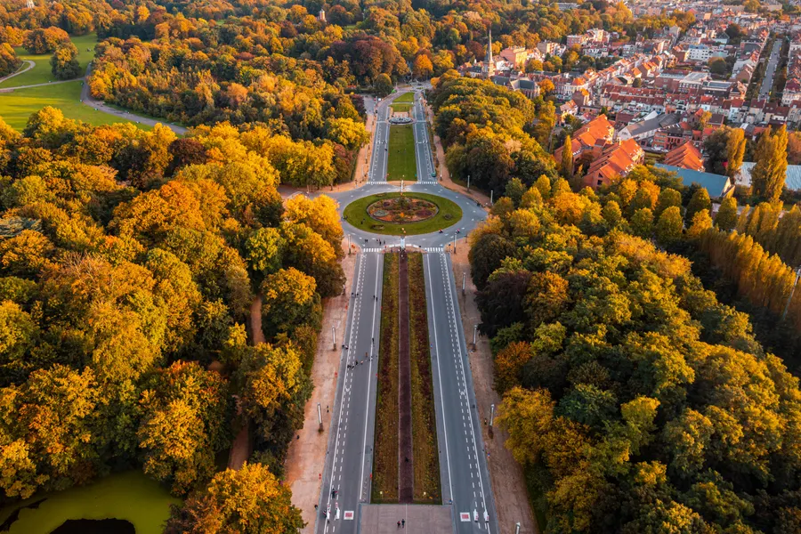 Atomiumplein autumn