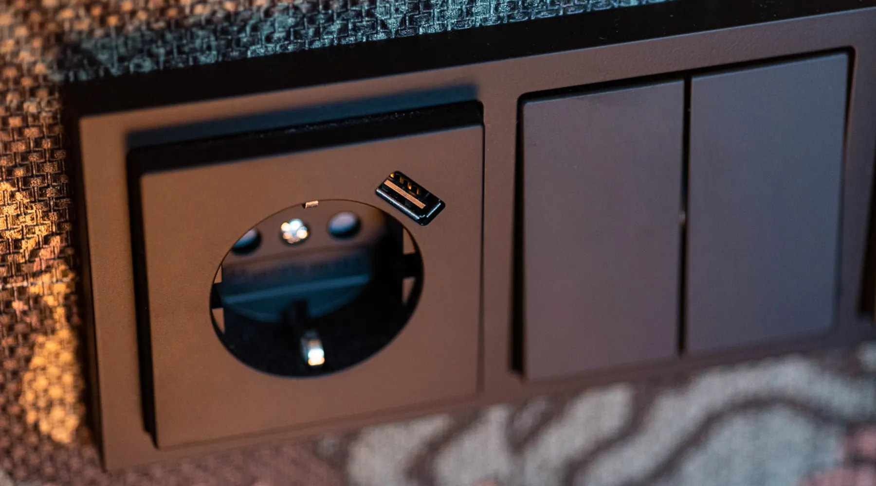 Steckdose mit USB