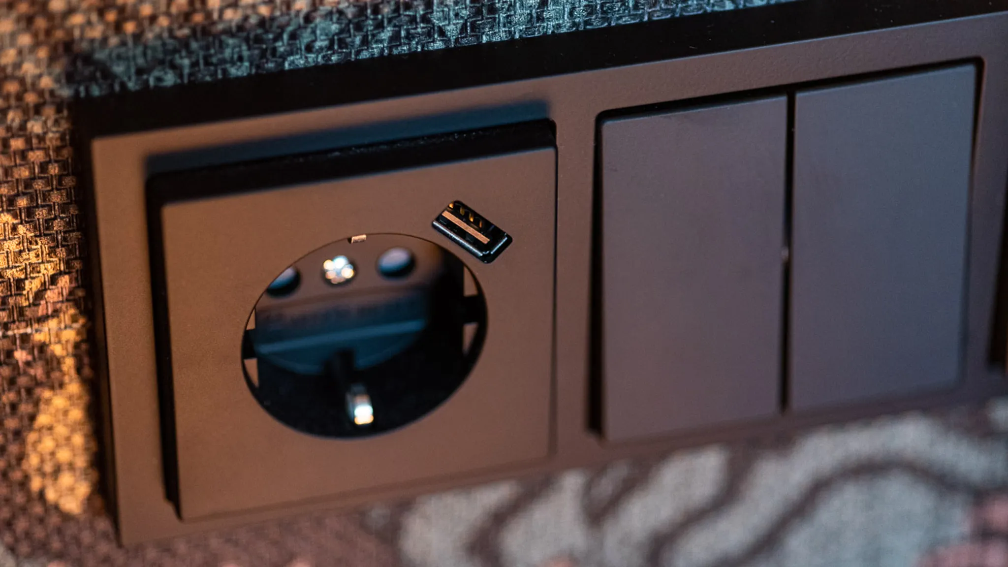 Steckdose mit USB