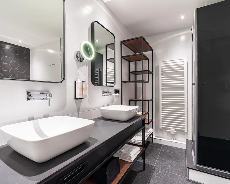 bathroom family room