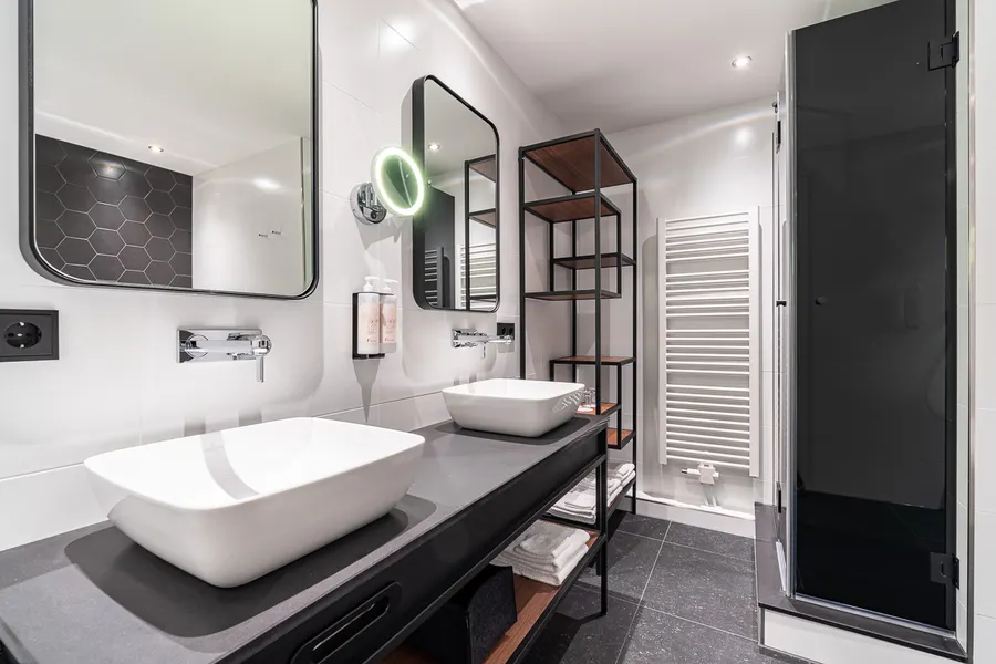 bathroom family room