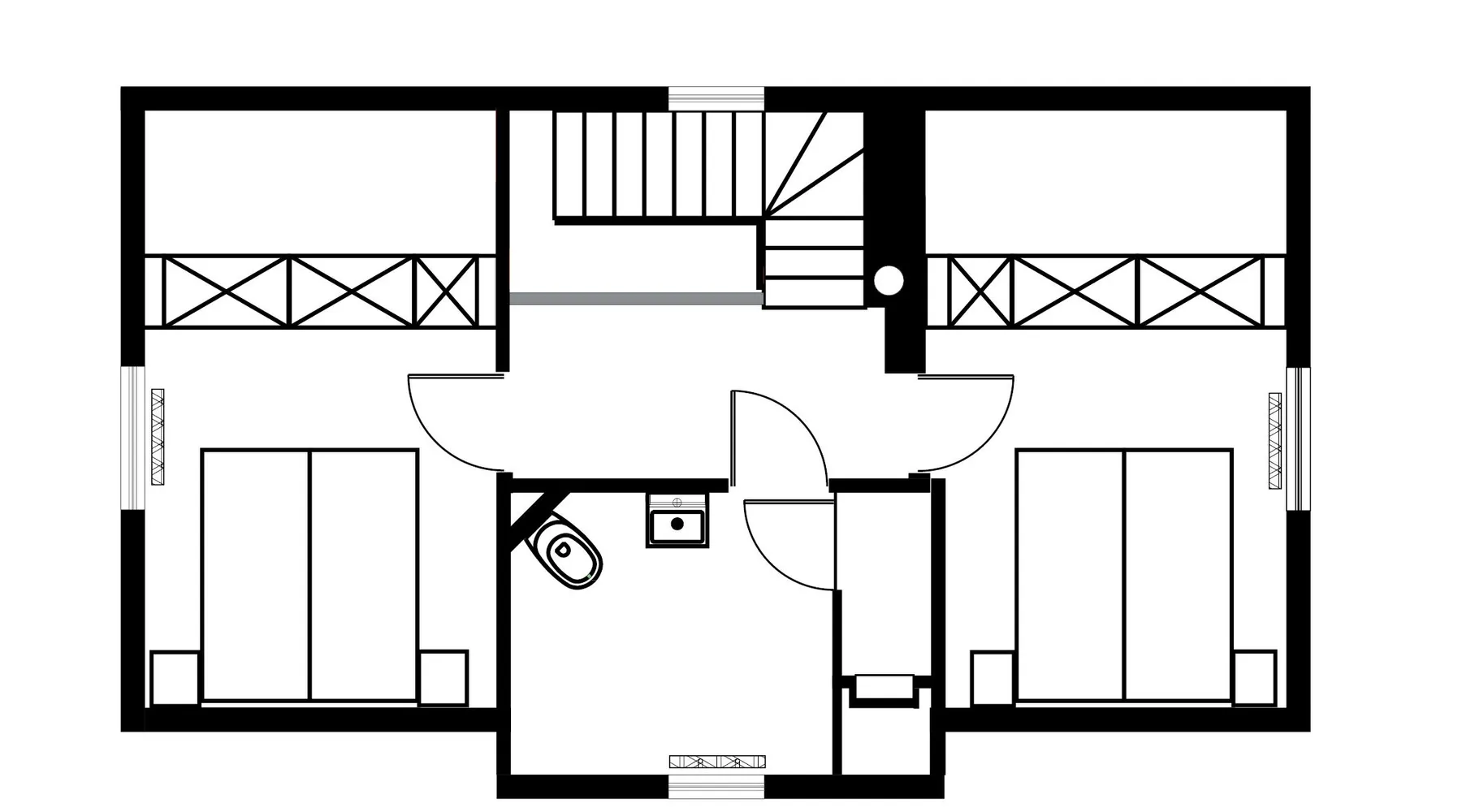 Plattegrond bovenverdieping