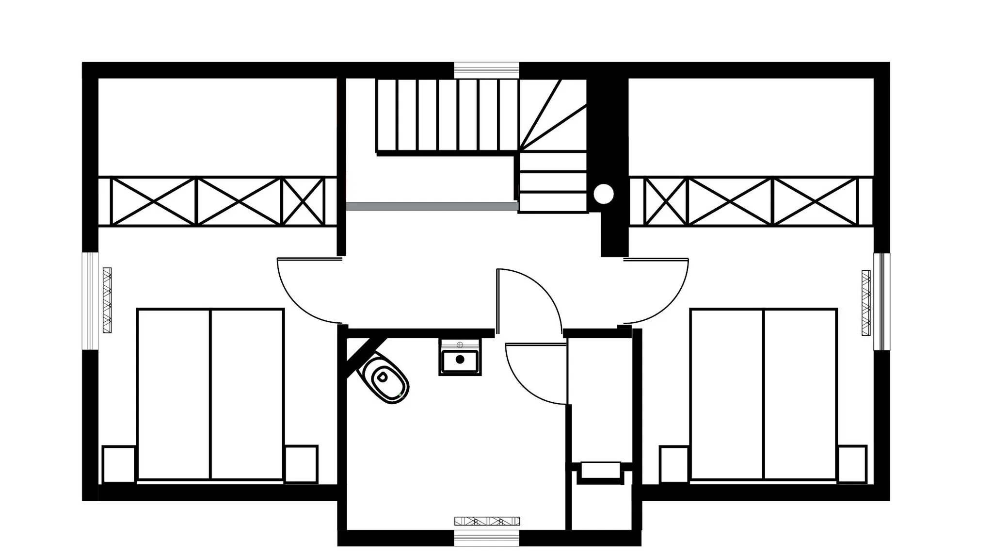 Plattegrond bovenverdieping