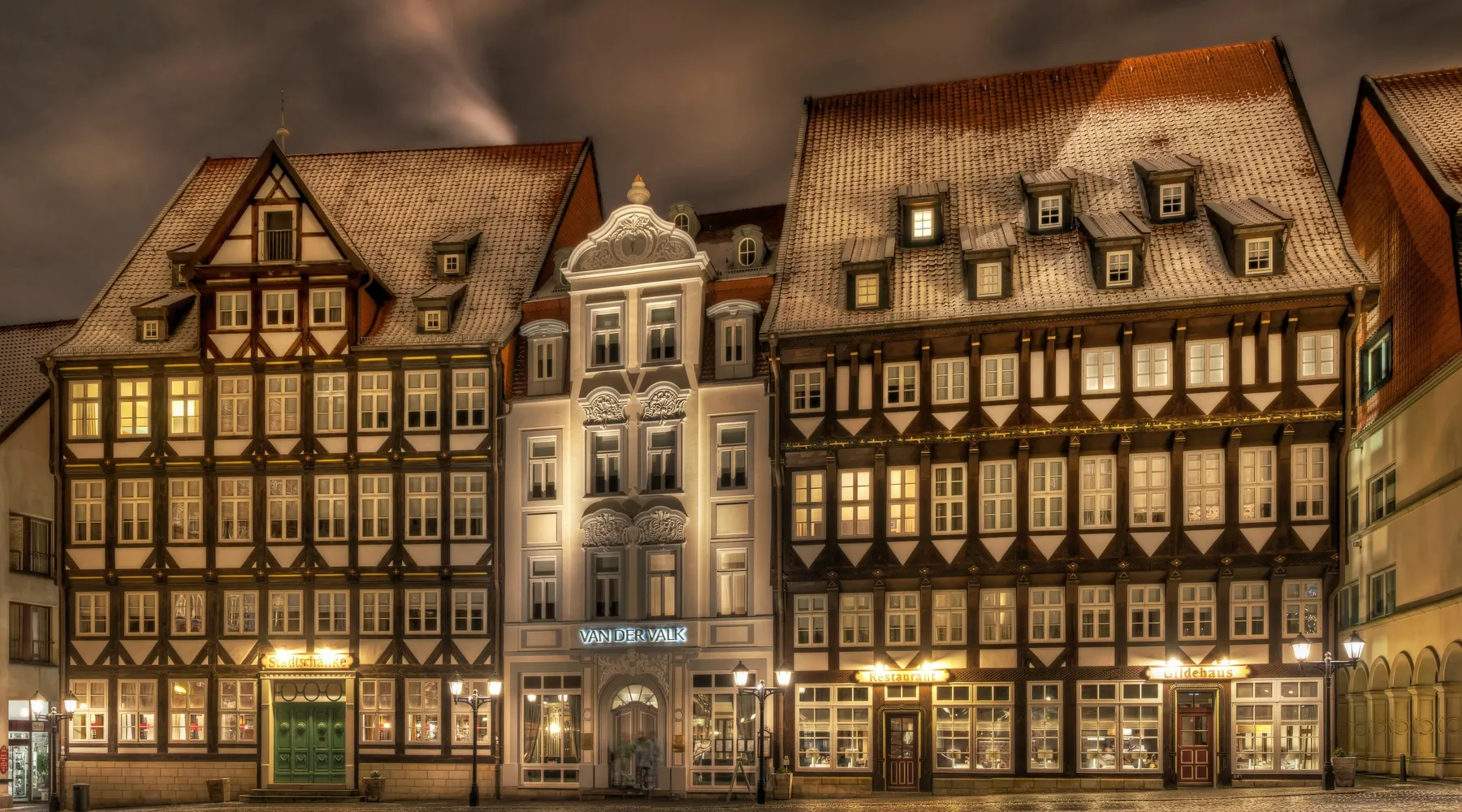 Van der Valk Hotel in the snow