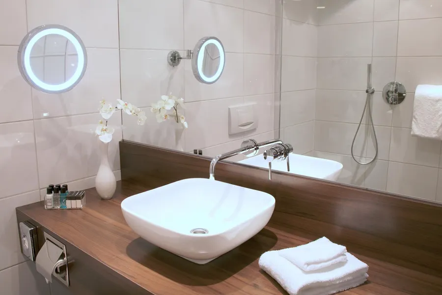 Deluxe - Twinbett Badezimmer