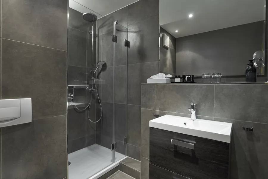 Badkamer Golfhotel Serrahn