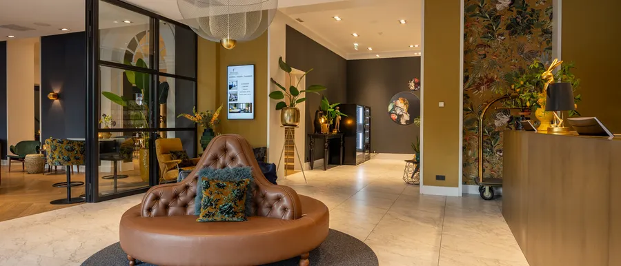 hotel lobby