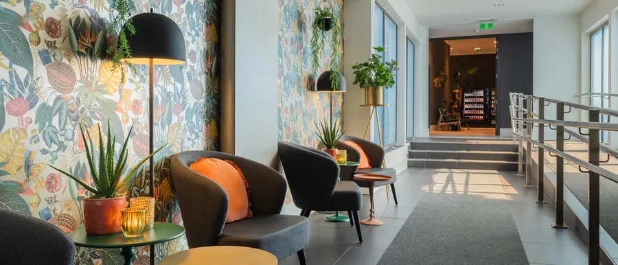 hotel lobby
