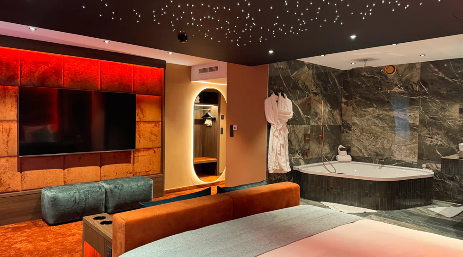 Suite Cosy spacieuse à l’hôtel Nivelles-Sud avec Wi-Fi et télévision