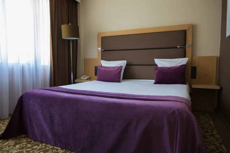 Chambre supérieure avec lit double à l’hôtel Van der Valk Nivelles