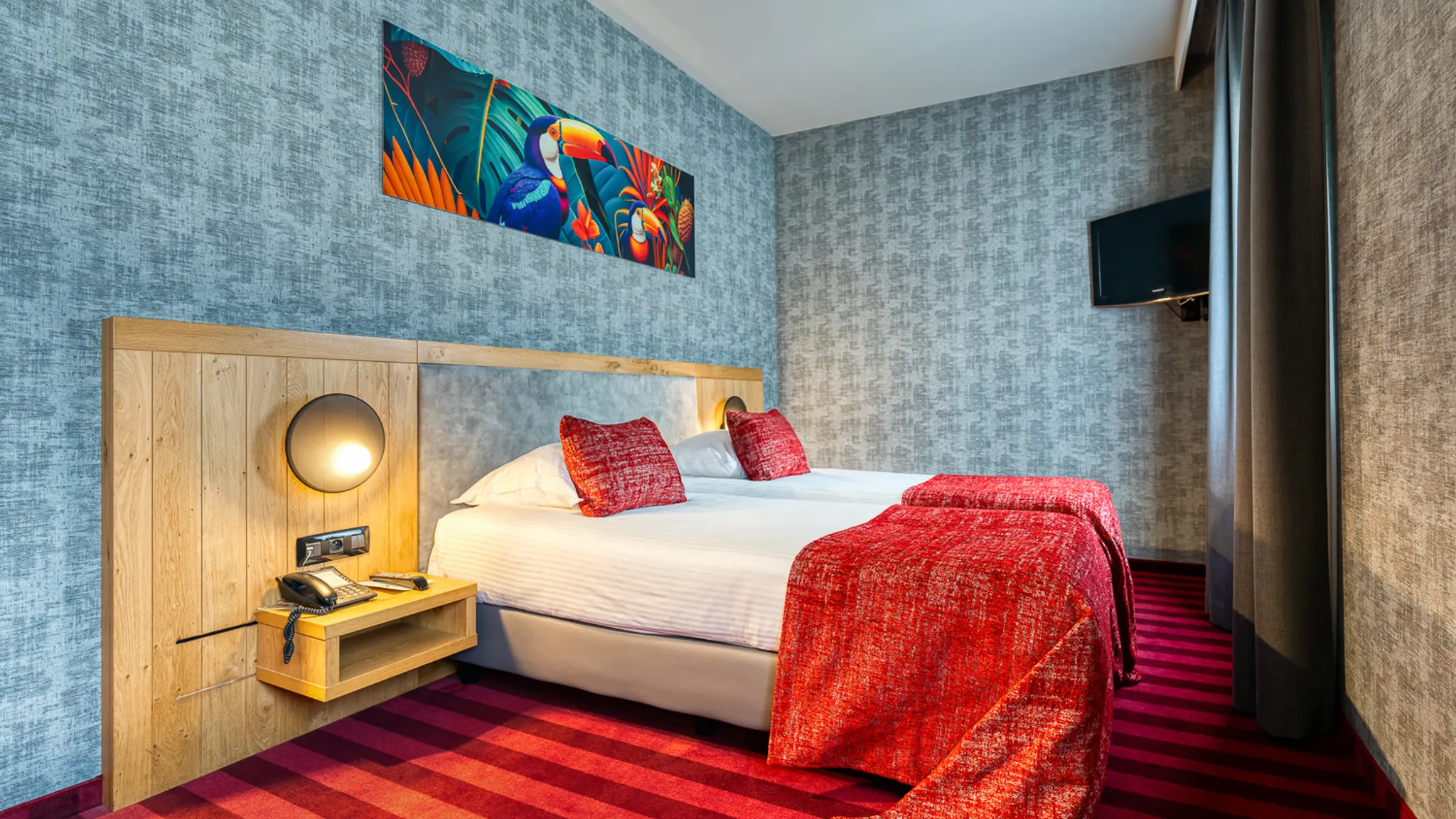 Chambre Standard Twin à l’hôtel Van der Valk Verviers