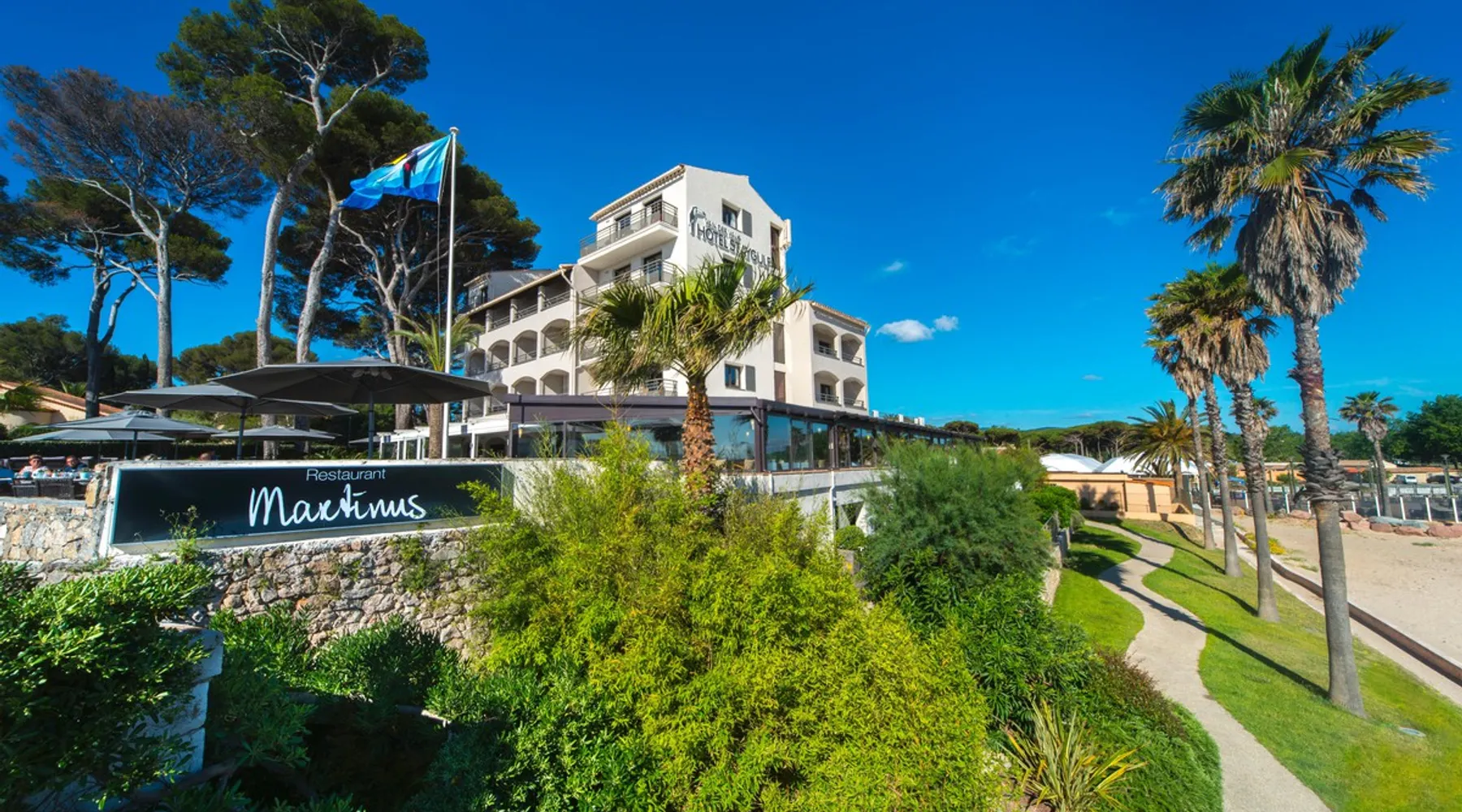 Vorderansicht des Hotel Saint Aygulf