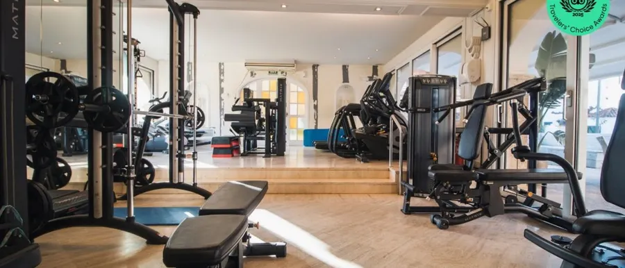 Fitnessruimte bij Hotel Barcarola