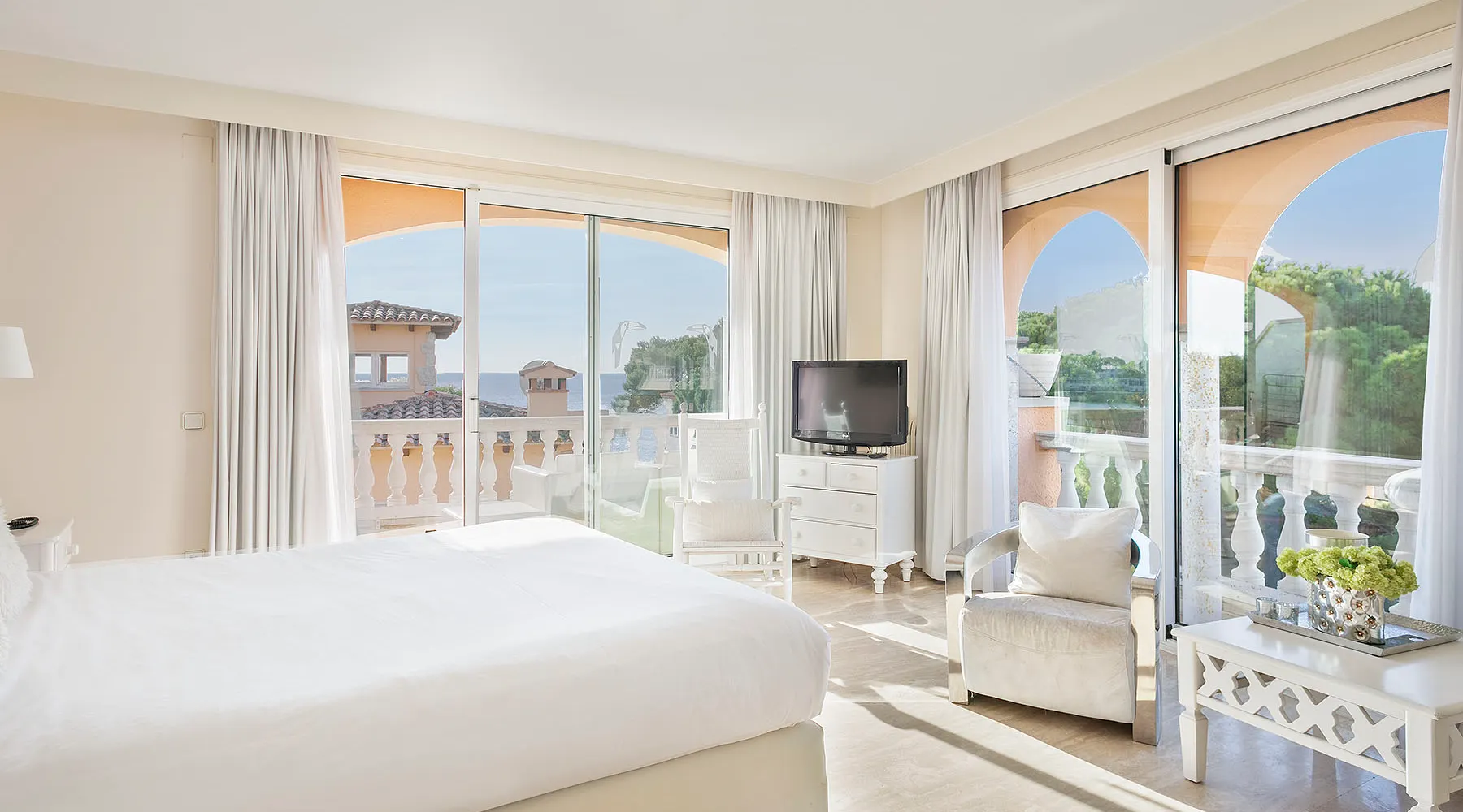 luxe kamer met poolview