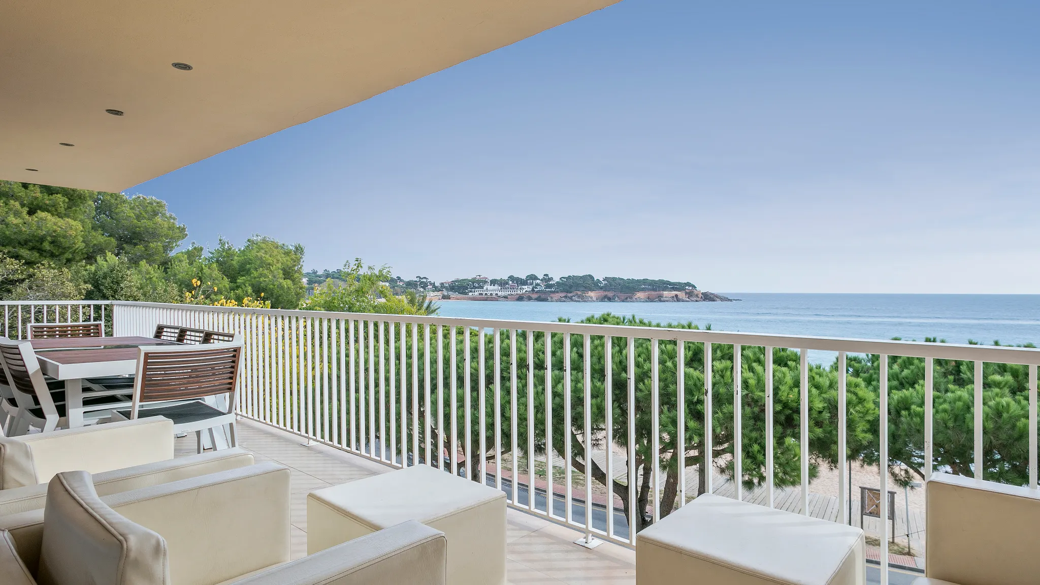 Balcony with sea view